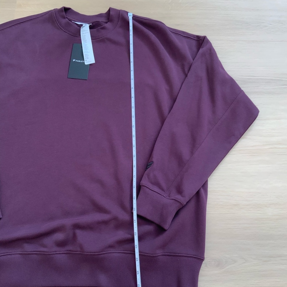 Fabletics Plum Crewneck Sweatshirt - Picture 5 of 7